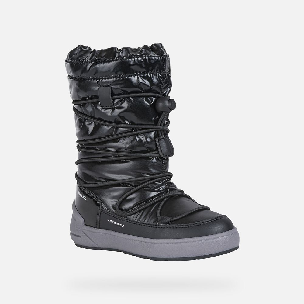 Geox Kiz Çocuk Bot Siyah - Sleigh Abx - CFL-487251